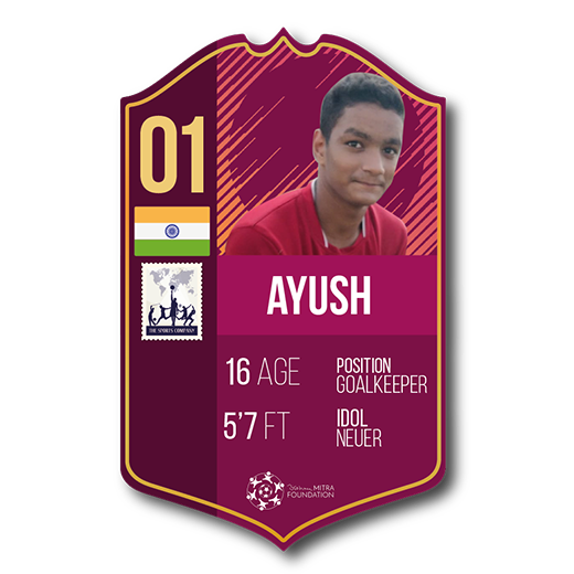 Ayush Rawat fut card goalkeeper