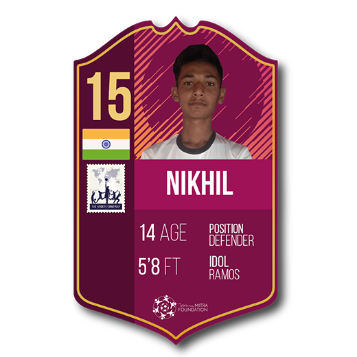 Nikhil Raj fut card defender